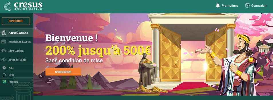 Cresus casino Site de jeux en ligne avec une gamme imposante de slots